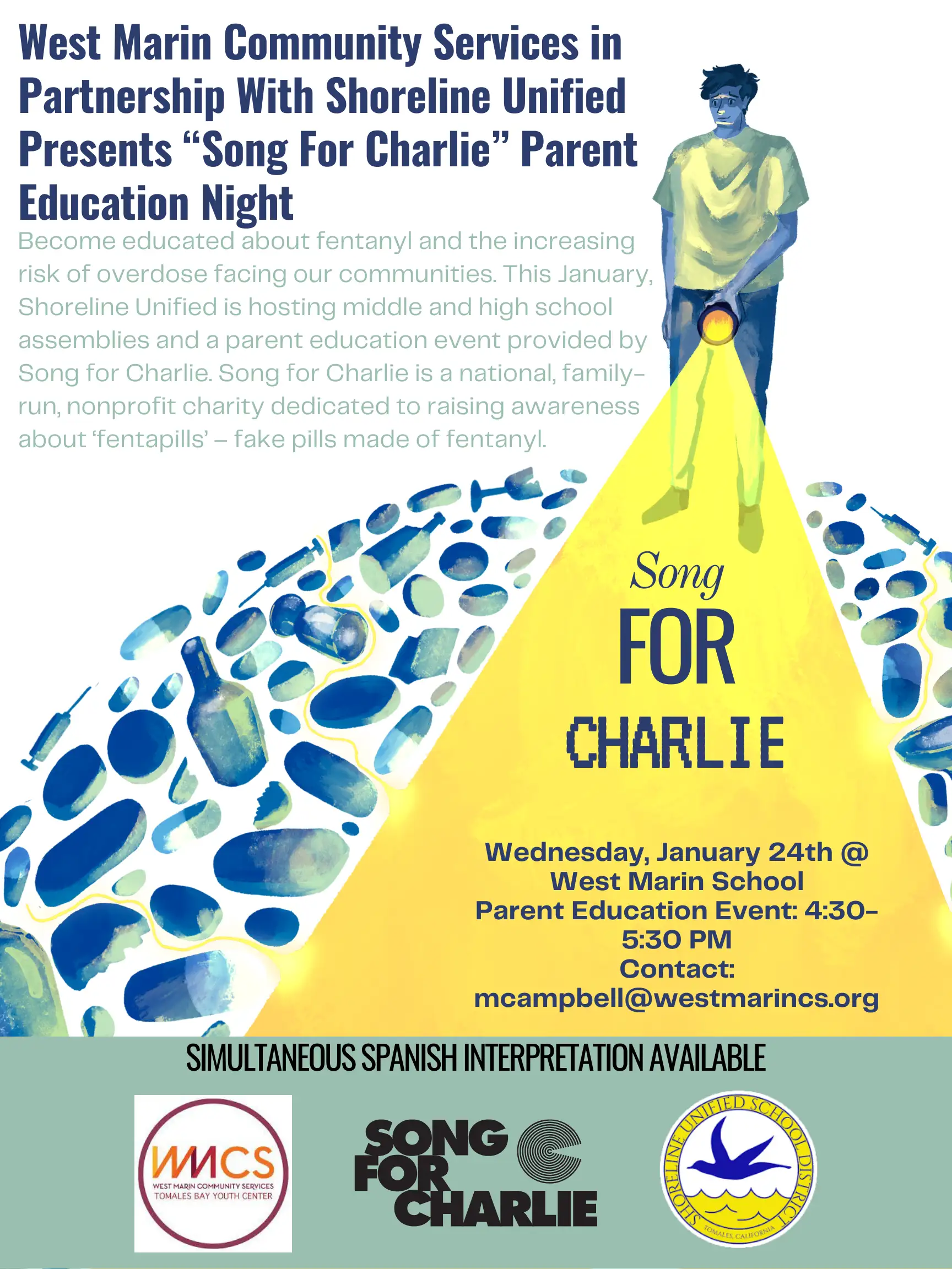 Song for Charlie parent event - west marin community services - Jan 24